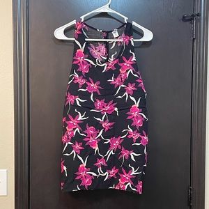 NWT Old Navy Floral Print Tank Top Blouse, XXL
